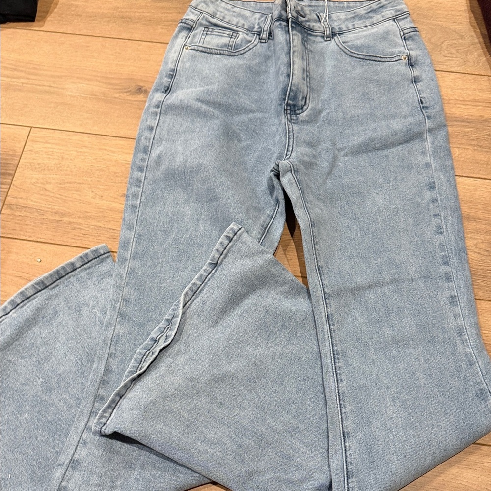 Light Blue Women's Flare Jeans